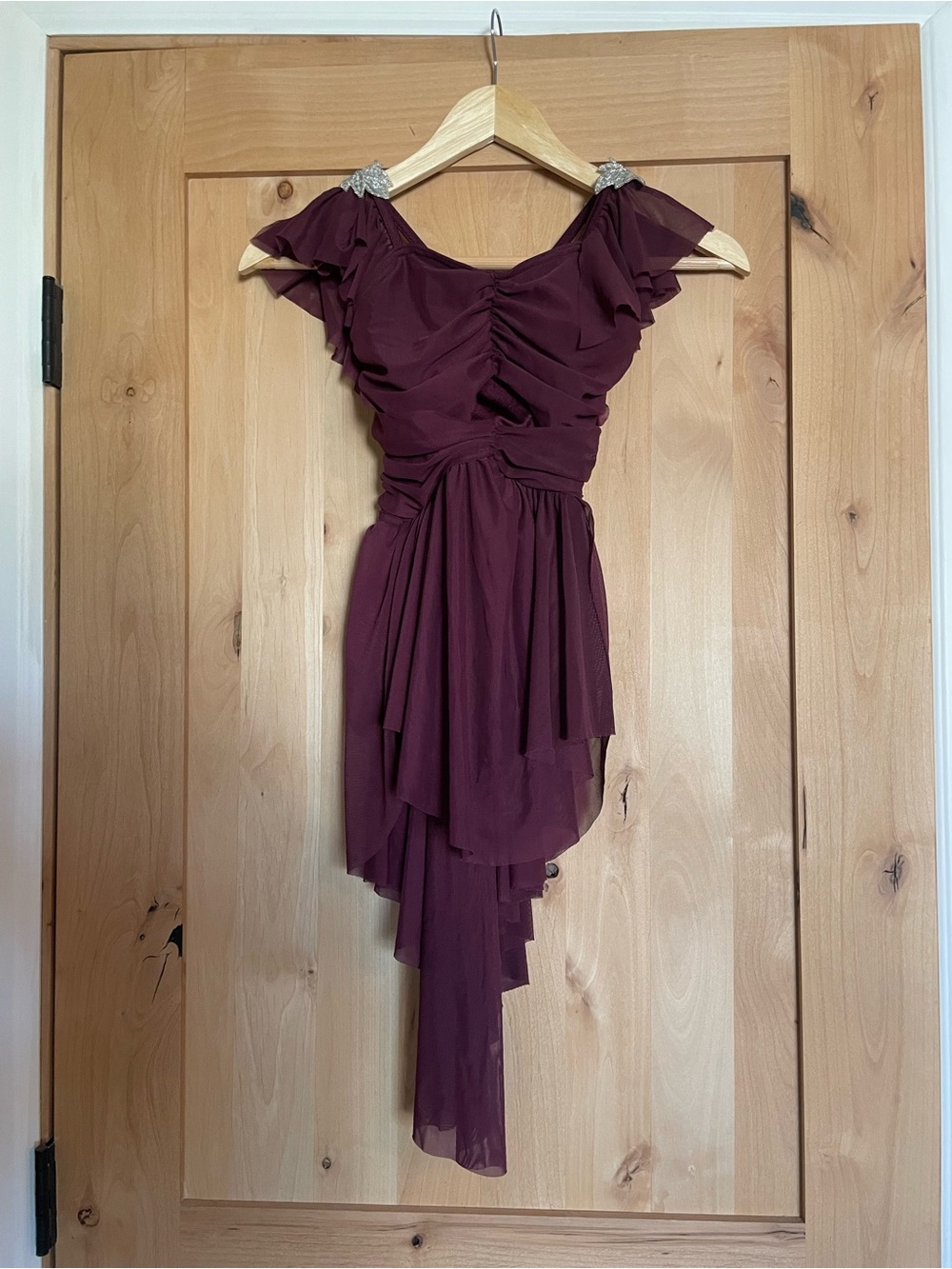 Weissman Girls MC Burgundy Lyrical Dance Costume Dress